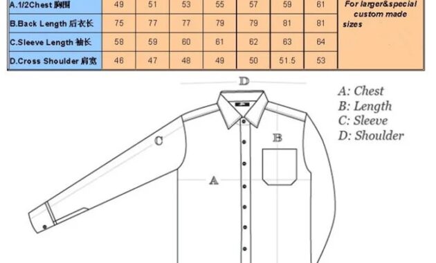 Optimal Sizes for Mens Dress Shirts – Finding the Perfect Fit