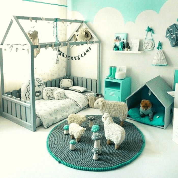 How to decorate a dog's room