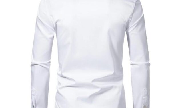 Mens Slim Dress Shirts Elevating Your Style with Sophistication