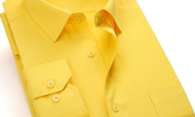 A dapper title for the classy bloke yellow gold mens dress shirt