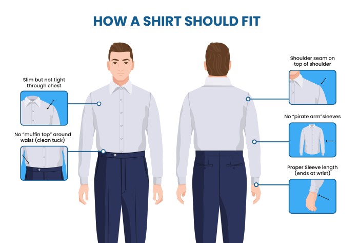 Mens dress shirt size guide