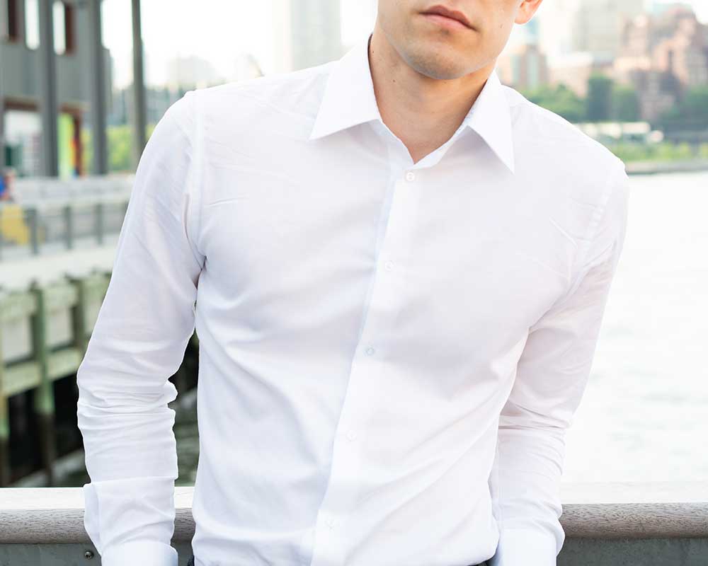 Mens white dress shirts amazon