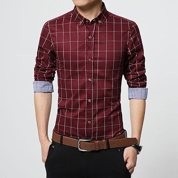 Men's casual dress shirts long sleeve