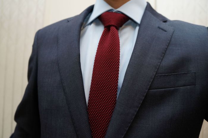 Mens burgundy dress shirt and tie